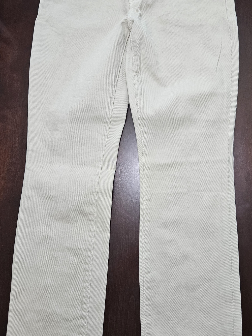 Good American Straight Leg Jeans in Cream